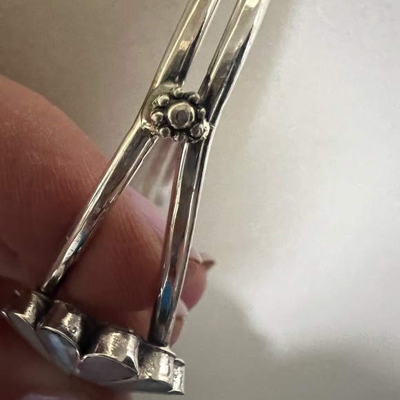 Zuni Multi-Gem Channel Inlay Bracelet by Burdian Soseeah - Picture 3 of 6